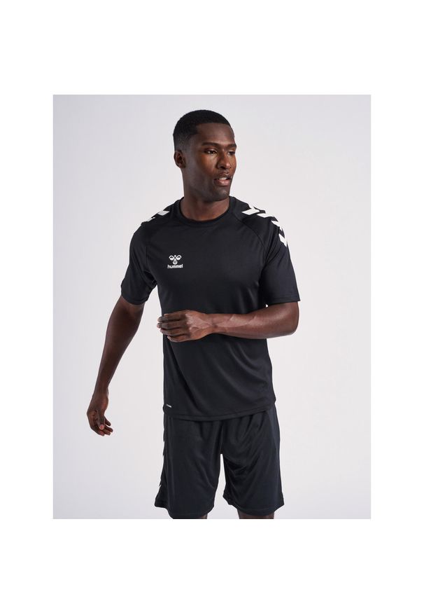 Koszulka Hummel Core Poly. Kolor: czarny. Sport: piłka ręczna