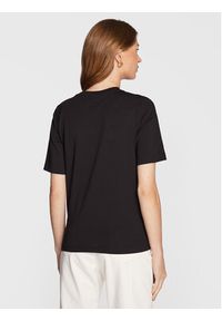 Gina Tricot T-Shirt Basic 17937 Czarny Regular Fit. Kolor: czarny. Materiał: bawełna #3