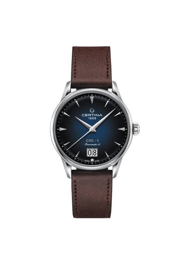 CERTINA RABAT ZEGAREK DS-1 Big Date C029.426.16.041.00. Materiał: skóra, materiał