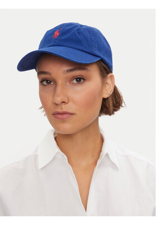 Polo Ralph Lauren Czapka z daszkiem 211912843008 Niebieski. Kolor: niebieski. Materiał: bawełna
