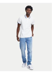 Blend Polo 20716479 Biały Regular Fit. Typ kołnierza: polo. Kolor: biały. Materiał: bawełna #5