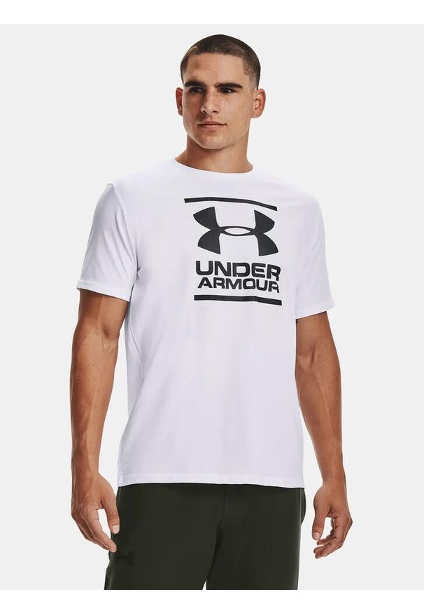 Under Armour - Koszulka fitness męska UNDER ARMOUR GL Foundation z krótkim rękawem. Kolor: biały, wielokolorowy, czarny. Długość rękawa: krótki rękaw. Długość: krótkie. Sport: fitness