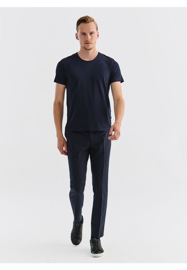 Pako Lorente - PAKO LORENTE – T-shirt P000B-TX-007-G-S. Okazja: na co dzień. Materiał: bawełna, elastan. Wzór: gładki. Styl: casual