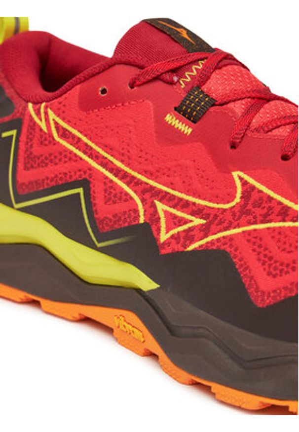 Mizuno Buty do biegania Wave Daichi 9 J1GJ2571 Czerwony. Kolor: czerwony. Materiał: materiał. Model: Mizuno Wave