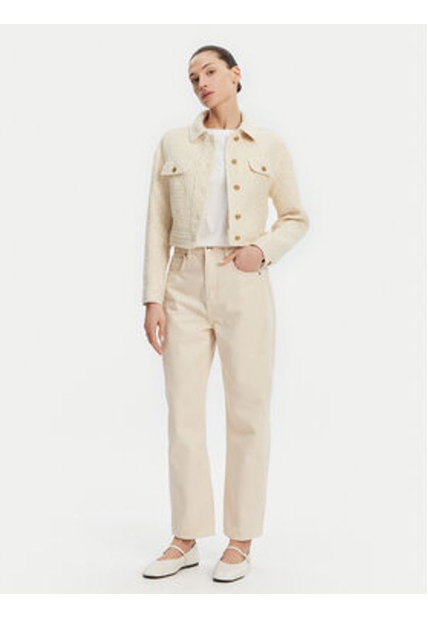 Liu Jo Jeansy WA5430 TS057 Écru Boyfriend Fit