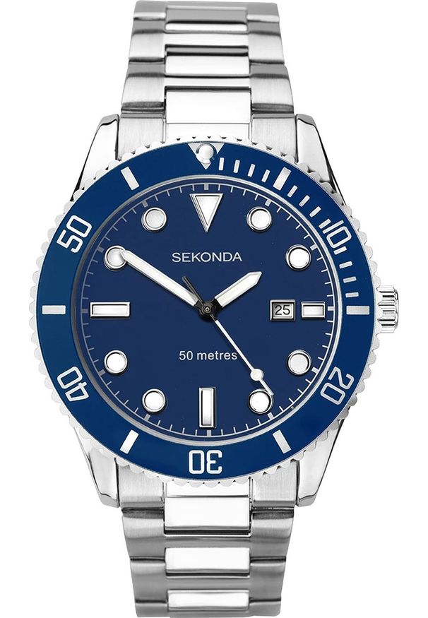 Zegarek Sekonda Zegarek męski Sekonda SEK.1789 srebrny. Kolor: srebrny