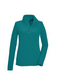 Bluza damska Killtec KSW 101 WMN FLC SHRT. Kolor: wielokolorowy, niebieski, zielony
