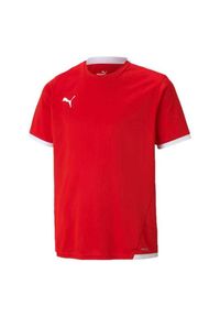 Puma - Koszulka Dziecięca TeamLIGA. Kolor: czerwony