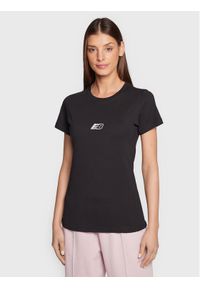 New Balance T-Shirt Essentials WT23515 Czarny Athletic Fit. Kolor: czarny. Materiał: bawełna