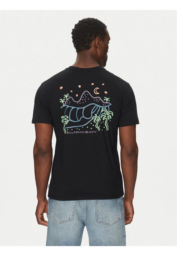 Billabong T-Shirt EBYZT00296cz Czarny Regular Fit. Kolor: czarny. Materiał: bawełna
