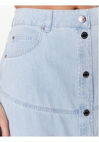Pinko Spódnica jeansowa Kitesurf 100828 A0MM Niebieski Regular Fit. Kolor: niebieski. Materiał: bawełna