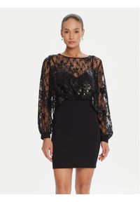 Rinascimento Sukienka koktajlowa CFC0125098003 Czarny Regular Fit. Kolor: czarny. Materiał: syntetyk. Styl: wizytowy #1