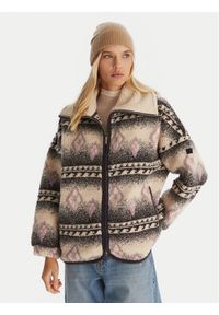 Roxy Polar Feels Like Winter ERJJK03676 Beżowy Regular Fit. Kolor: beżowy. Materiał: syntetyk