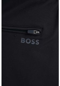 Boss Green spodnie BOSS GREEN męskie kolor czarny dopasowane. Kolor: czarny. Materiał: tkanina, materiał #3