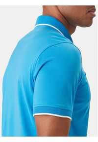 Karl Lagerfeld - KARL LAGERFELD Polo 745080 562200 Niebieski Regular Fit. Typ kołnierza: polo. Kolor: niebieski. Materiał: bawełna #4