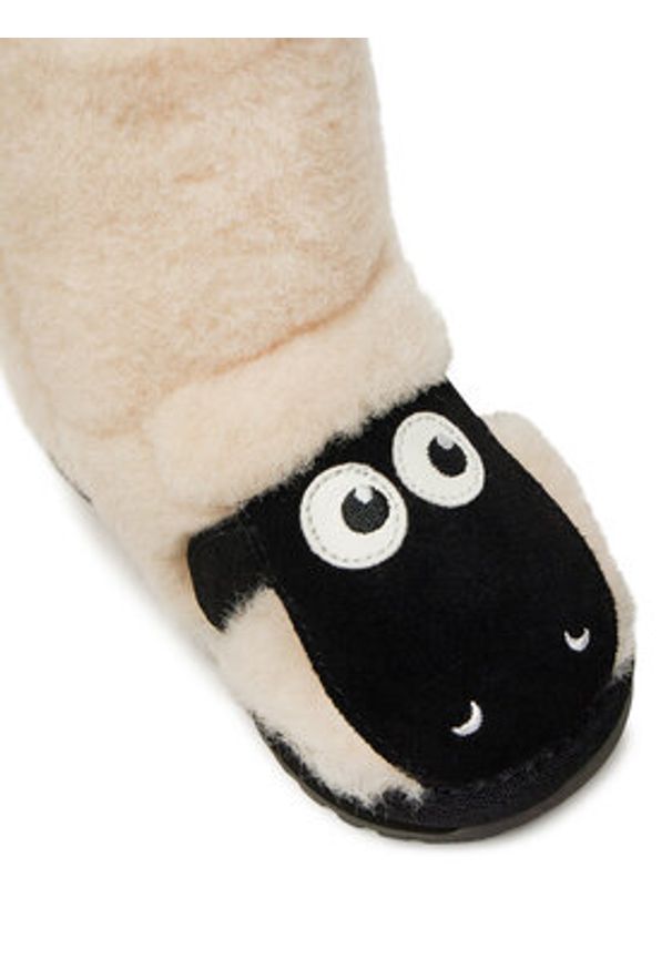 EMU Australia Śniegowce Shaun The Sheep K13111 Écru. Materiał: materiał, wełna