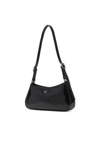 Calvin Klein Torebka Ck Metallic Small Shoulder Bag LV04F3304G Czarny. Kolor: czarny. Materiał: skórzane #5