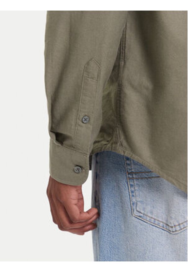 Tommy Jeans Koszula DM0DM21298 Zielony Regular Fit. Kolor: zielony. Materiał: bawełna