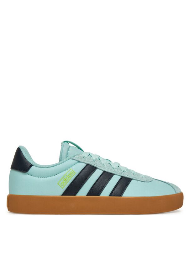 Adidas - adidas Sneakersy VL Court 3.0 JS2057 Turkusowy. Kolor: turkusowy. Materiał: materiał