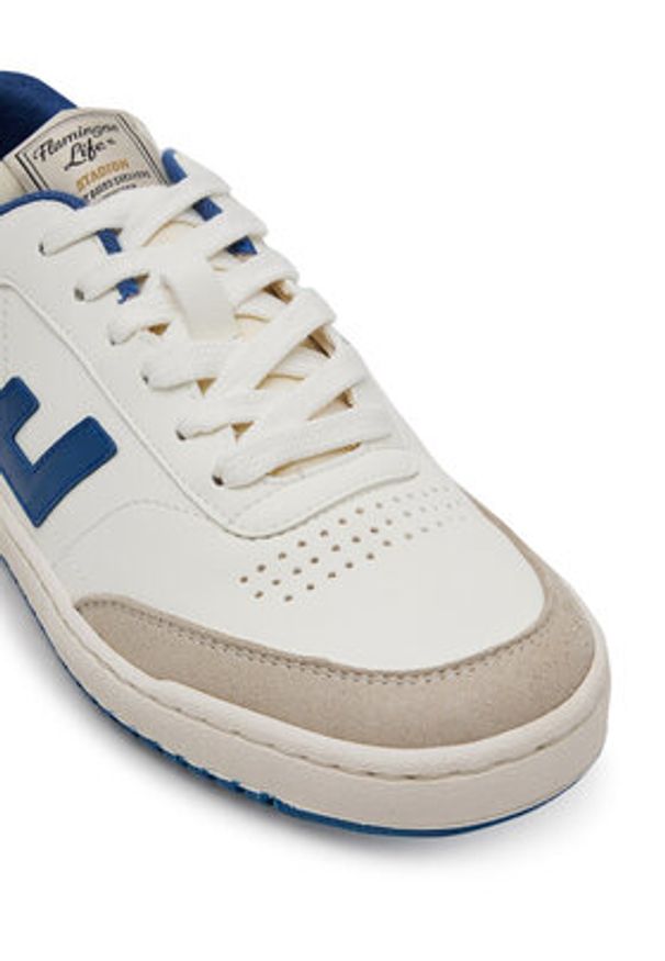 Flamingos' Life - Flamingos Life Sneakersy Stadion Biały. Kolor: biały. Materiał: skóra