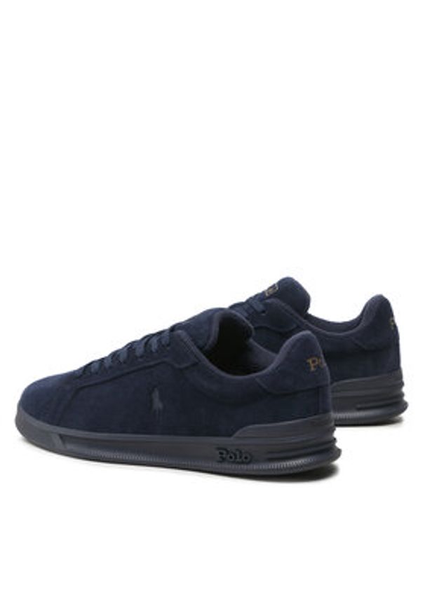 Polo Ralph Lauren Sneakersy Hrt Ct II 809877601002 Granatowy. Kolor: niebieski. Materiał: zamsz, skóra