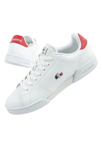 Buty sportowe męskie Lacoste Carnaby Cup 125 4 SMA. Kolor: biały. Materiał: skóra