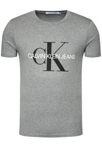 Calvin Klein Jeans T-Shirt Core Monogram Logo J30J314314 Szary Regular Fit. Kolor: szary #5