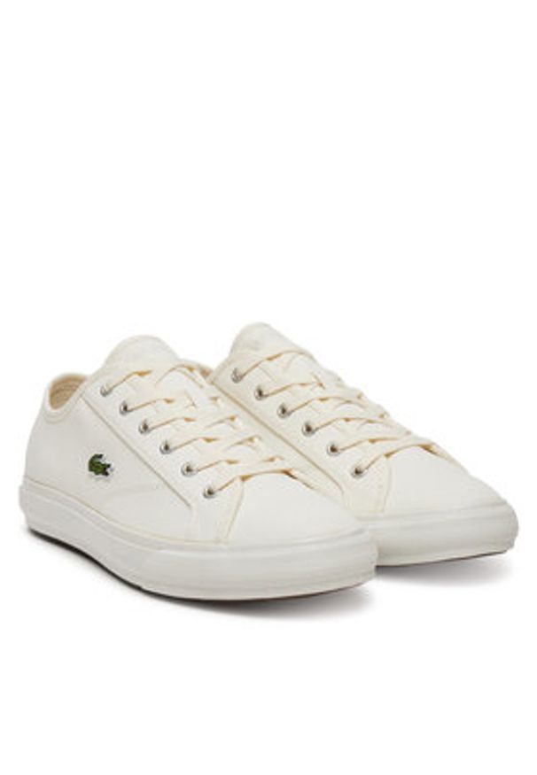 Lacoste Tenisówki Backcourt 7-49CMA0017 Biały. Kolor: biały. Materiał: materiał