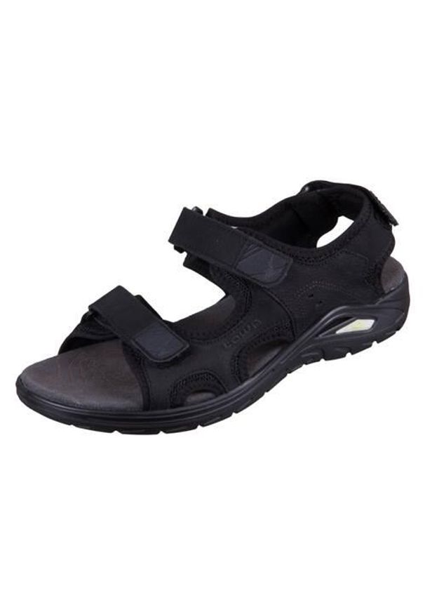 Buty do chodzenia męskie Lowa Urbano. Zapięcie: rzepy. Kolor: czarny. Materiał: materiał. Sport: turystyka piesza