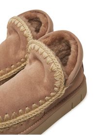 Mou Śniegowce Eskimo Bounce Sneaker FW531009A Beżowy. Kolor: beżowy. Materiał: skóra