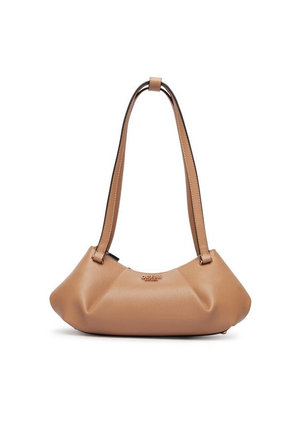 Guess Torebka Amorette HWBG78 98080 Beżowy ciemny. Kolor: beżowy. Materiał: skórzane