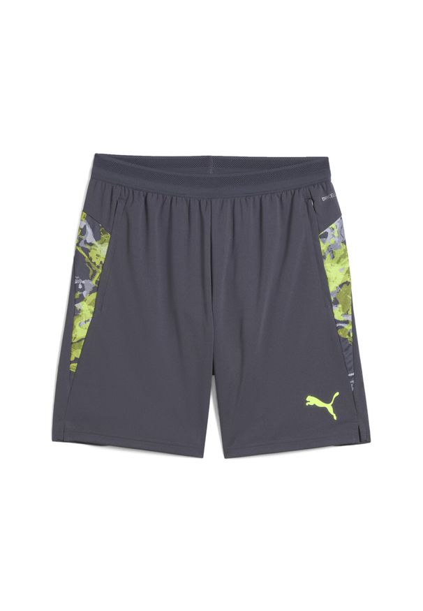 Puma - Męskie szorty piłkarskie IndividualCUP PUMA Galactic Gray. Kolor: szary. Sport: piłka nożna