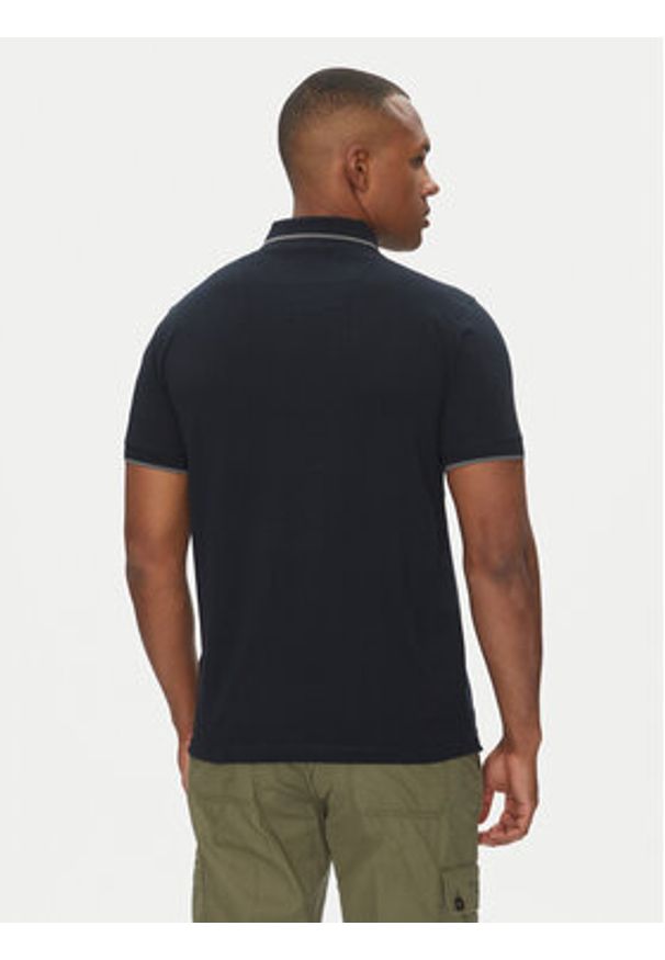 Aeronautica Militare Polo 251PO1308P82 Granatowy Regular Fit. Typ kołnierza: polo. Kolor: niebieski. Materiał: bawełna