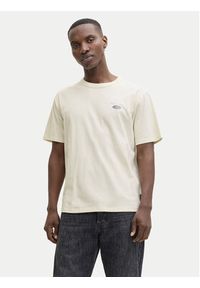Jack & Jones T-Shirt Edover 12288005 Écru Regular Fit. Materiał: bawełna #5