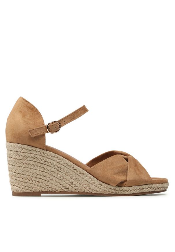 Espadryle Clara Barson. Kolor: brązowy