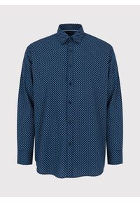 PAKO LORENTE – Granatowa koszula o prostym kroju we wzór paisley P24SF-1X-029-G-R - Pako Lorente. Kolor: niebieski. Długość rękawa: długi rękaw. Długość: długie. Wzór: paisley #4