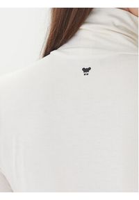 Weekend Max Mara Golf Multif 2525946022 Écru Slim Fit. Typ kołnierza: golf. Materiał: wiskoza #4