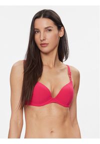 Chantelle Góra od bikini Emblem C17TNP Różowy. Kolor: różowy. Materiał: syntetyk #1