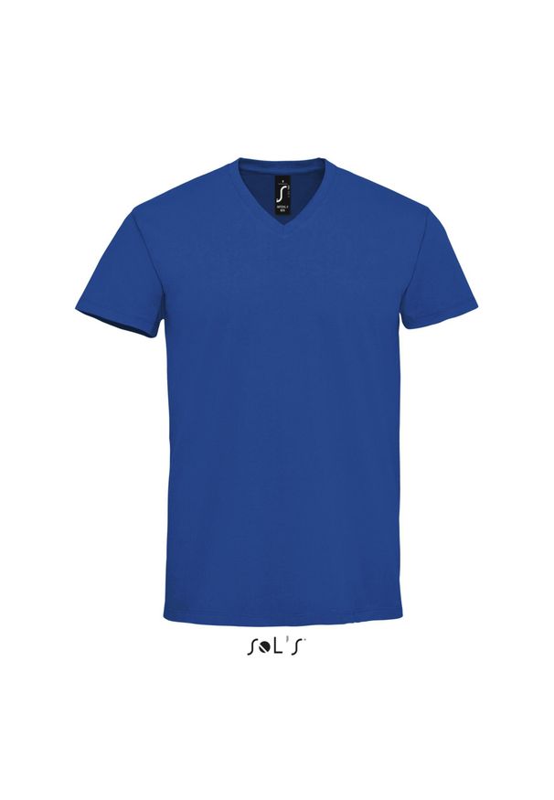 SOL'S - Koszulka Sol's Imperial V. Kolor: niebieski. Długość: krótkie. Sezon: lato
