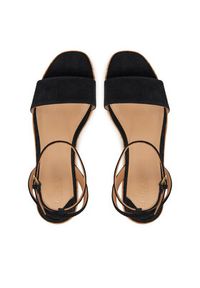 Lauren Ralph Lauren - LAUREN RALPH LAUREN Espadryle Leona 802920421001 Czarny. Kolor: czarny. Materiał: skóra, zamsz #3
