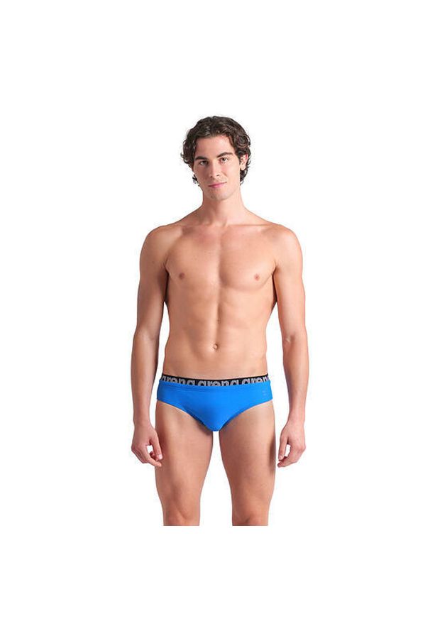 Kąpielówki Arena Elastic Logo. Kolor: niebieski