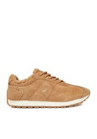 Beverly Hills Polo Club Sneakersy EO-V12-1187 Brązowy. Kolor: brązowy. Materiał: zamsz, skóra