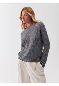 Weekend Max Mara Sweter Ghiacci 23536610 Szary Regular Fit. Kolor: szary. Materiał: wełna