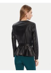 Rinascimento Kurtka z imitacji skóry CFC0125192003 Czarny Slim Fit. Kolor: czarny. Materiał: skóra #3