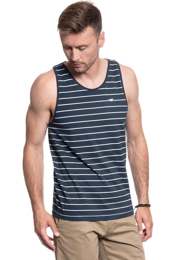 Mustang - MĘSKI TANK TOP MUSTANG AXELY/D STRIPES 1009527 11673