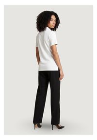 Morgan Polo 251-DROSSO Biały Regular Fit. Typ kołnierza: polo. Kolor: biały. Materiał: syntetyk #2