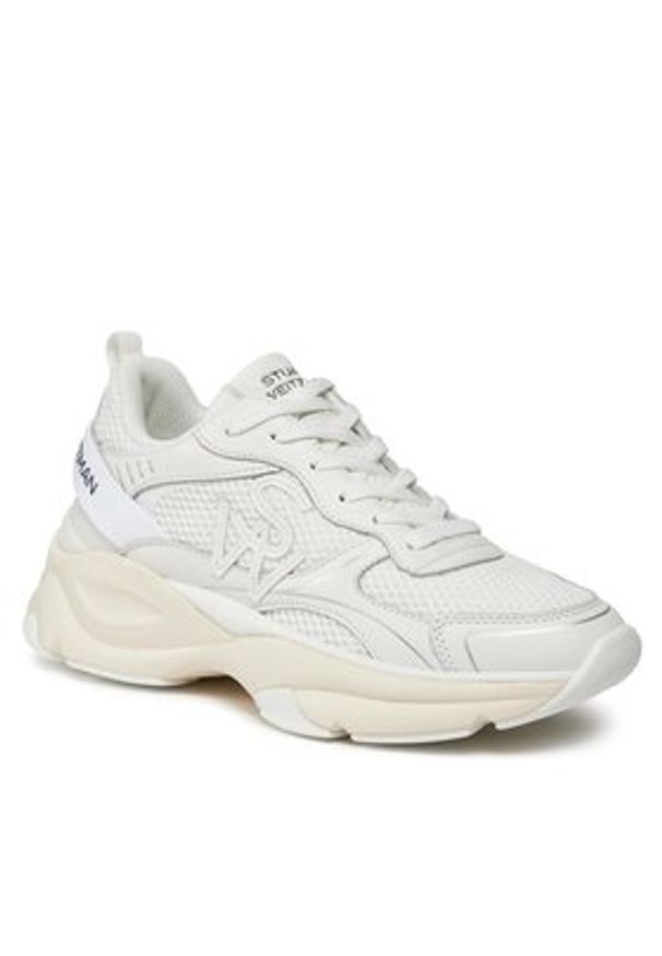 Stuart Weitzman Sneakersy Trainer SH318 Biały. Kolor: biały. Materiał: materiał