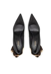 LE SILLA - Le Silla Szpilki Deco Petalo 3110M100G3PPVEL212 Czarny. Kolor: czarny. Materiał: skóra, welur. Obcas: na szpilce #7