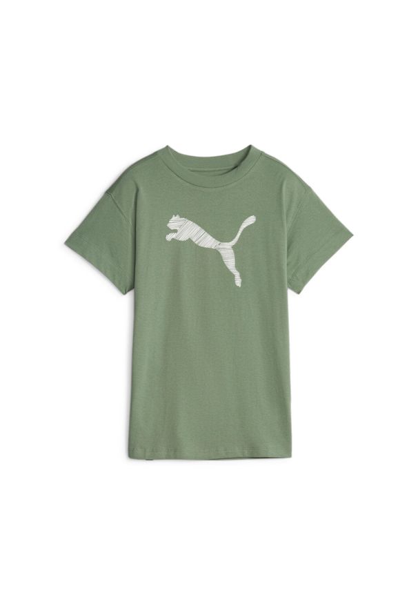 Koszulka Damska Puma Eucalyptus L - Modny i Wygodny Design. Kolor: wielokolorowy. Materiał: bawełna. Sport: fitness