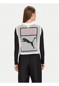 Puma Top PUMA X ROSÉ 633804 77 Biały Relaxed Fit. Kolor: biały. Materiał: syntetyk